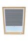 Klostuota užuolaidėlė stoginiam langui Velux, 78x118 cm, Pilka B-308000 kaina ir informacija | Roletai | pigu.lt