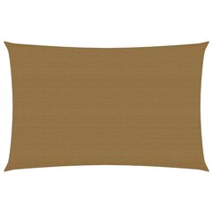 Uždanga nuo saulės, taupe spalvos, 3x5m, HDPE, 160g/m² цена и информация | Зонты, маркизы, стойки | pigu.lt