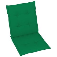Sodo kėdės pagalvėlės, 6vnt., žalios spalvos, 100x50x4cm kaina ir informacija | Pagalvės, užvalkalai, apsaugos | pigu.lt