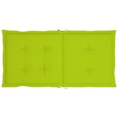 Sodo kėdės pagalvėlės, 6vnt., šviesiai žalios kaina ir informacija | Pagalvės, užvalkalai, apsaugos | pigu.lt