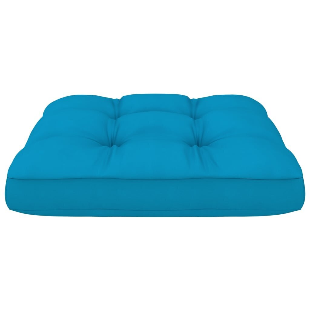 vidaXL Pagalvėlės sofai iš palečių, 2vnt., mėlynos spalvos цена и информация | Pagalvės, užvalkalai, apsaugos | pigu.lt