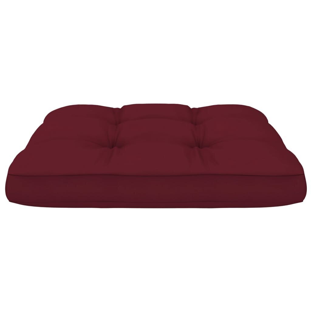 Pagalvėlės sofai iš palečių, 2 vnt., raudonos kaina ir informacija | Pagalvės, užvalkalai, apsaugos | pigu.lt