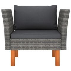 Sodo sofa, pilka цена и информация | Садовые стулья, кресла, пуфы | pigu.lt