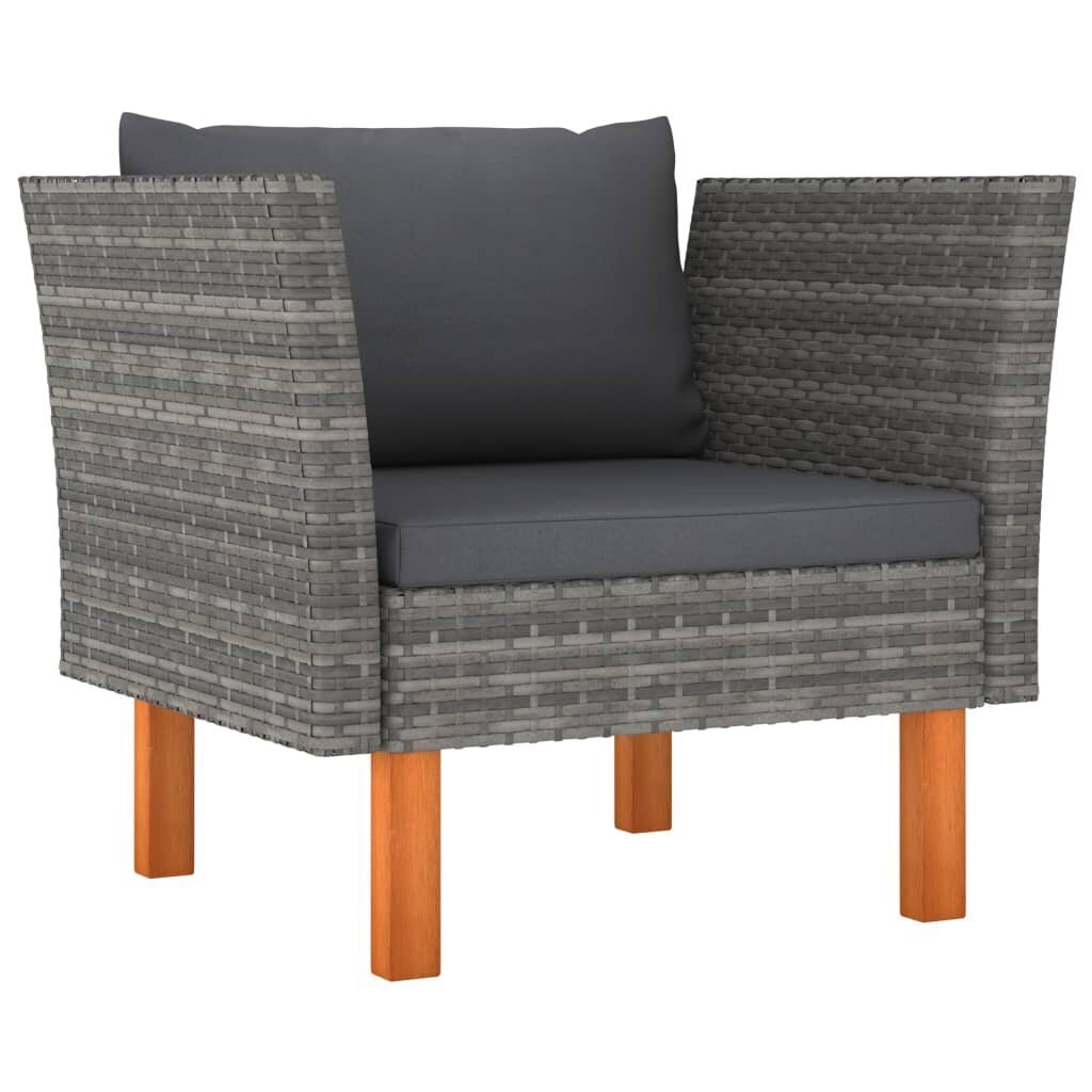 Sodo sofa, pilka kaina ir informacija | Lauko kėdės, foteliai, pufai | pigu.lt