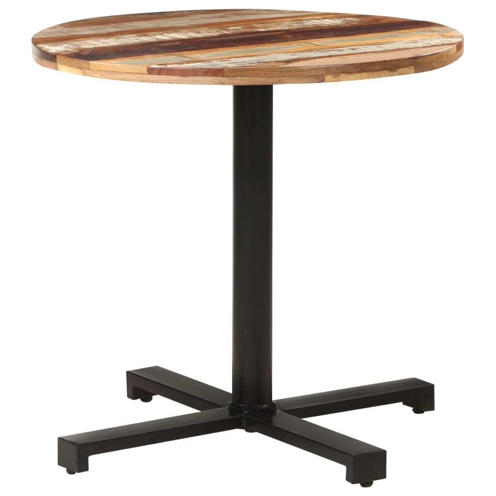 Bistro staliukas, 80x75 cm, rudas kaina ir informacija | Virtuvės ir valgomojo stalai, staliukai | pigu.lt