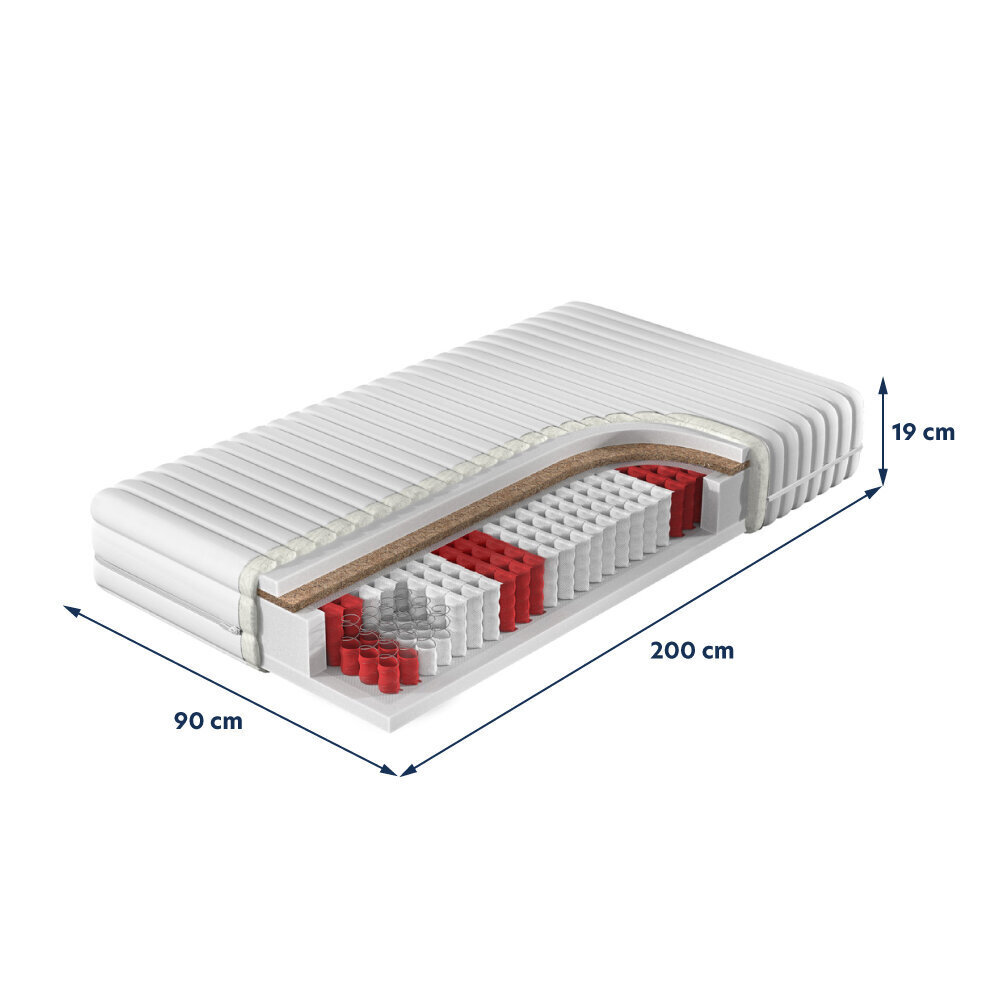 Матрас Selsey Fossury, 90x200 см цена | pigu.lt