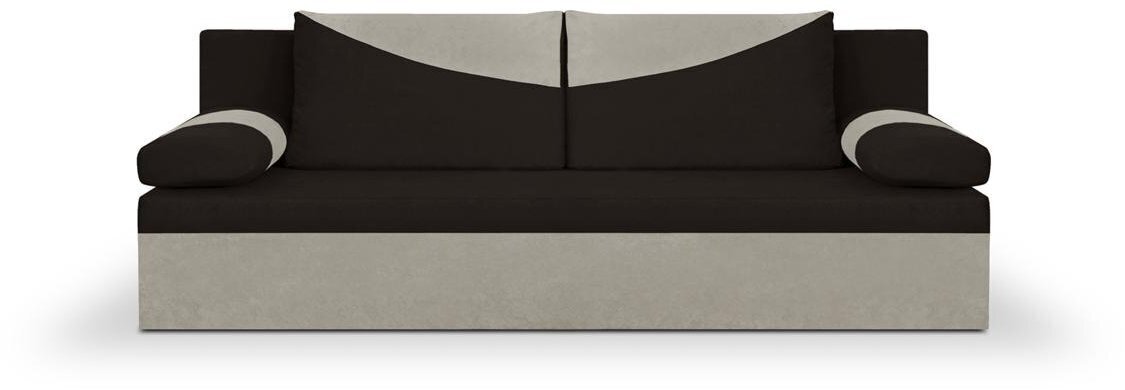 Trivietė sofa Bellezza Polo, ruda/smėlio spalvos цена и информация | Sofos | pigu.lt