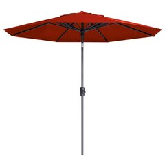 Madison skėtis nuo saulės Paros II Luxe, plytų raudonas, 300 cm цена и информация | Зонты, маркизы, стойки | pigu.lt