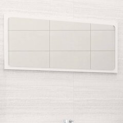 Vonios kambario veidrodis, 80x1,5x37 cm, baltas цена и информация | Зеркала в ванную | pigu.lt