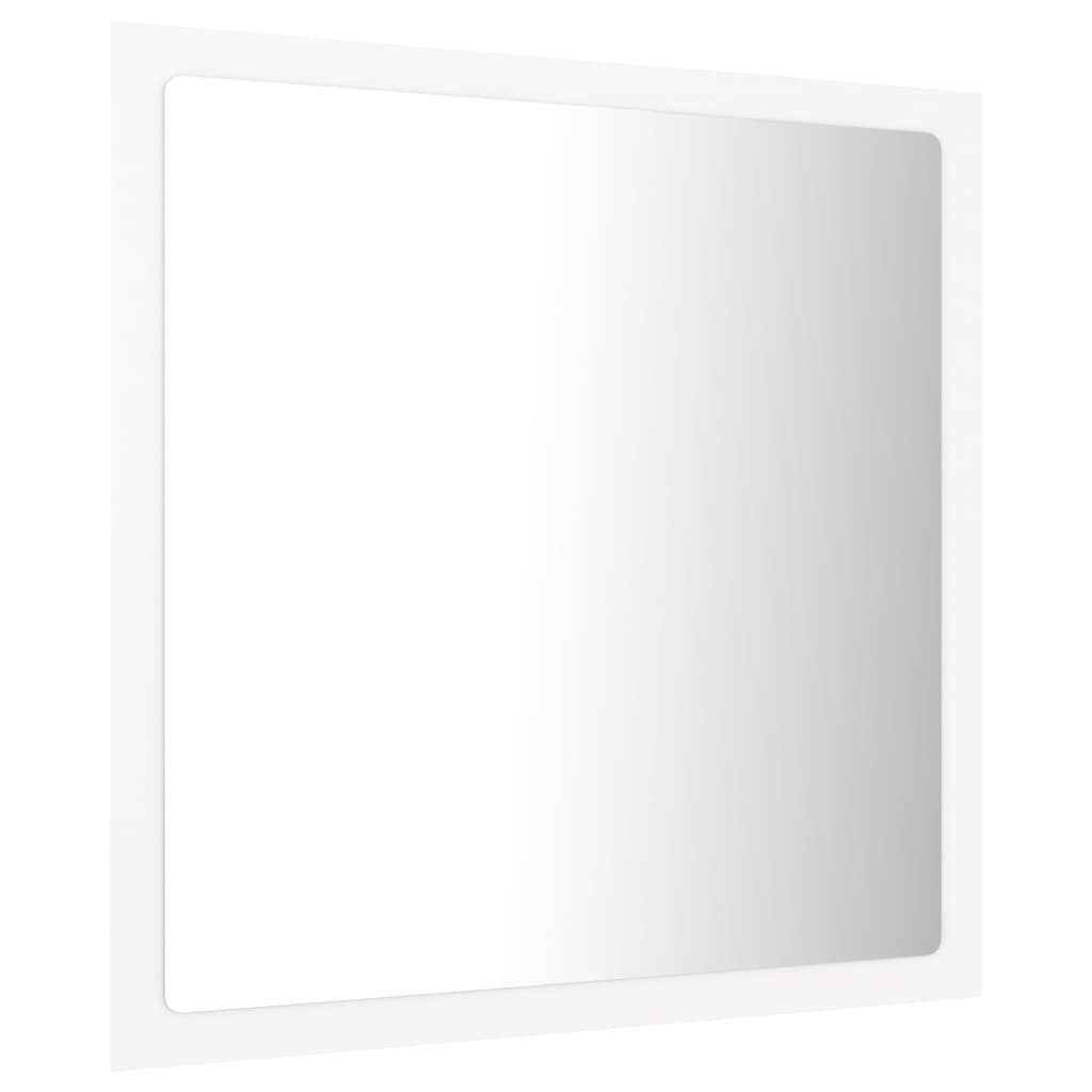 Veidrodis vidaXL LED 40, baltas kaina ir informacija | Vonios veidrodžiai | pigu.lt