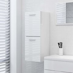 Vonios kambario spintelė, 30x30x80 cm, balta kaina ir informacija | Vonios spintelės | pigu.lt