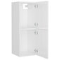 Vonios kambario spintelė, 30x30x80 cm, balta kaina ir informacija | Vonios spintelės | pigu.lt