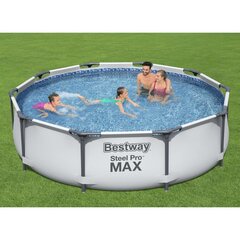 Baseino rinkinys Bestway Steel Pro Max, 305x76cm цена и информация | Бассейны | pigu.lt