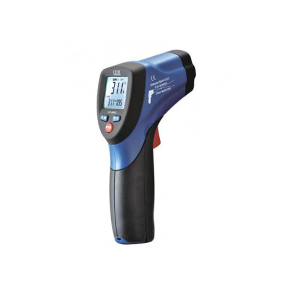 Infraraudonųjų spindulių termometras CEM DT-8861 kaina ir informacija | Drėgmės, temperatūros, pH, ORP matuokliai | pigu.lt