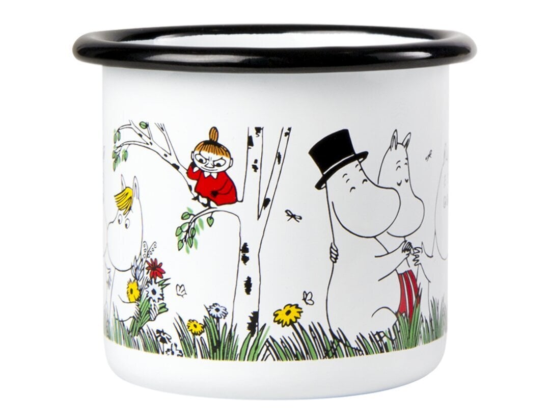 Moomin emaliuotas puodelis, 150 ml цена и информация | Taurės, puodeliai, ąsočiai | pigu.lt