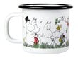 Moomin emaliuotas puodelis, 150 ml цена и информация | Taurės, puodeliai, ąsočiai | pigu.lt