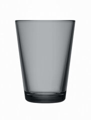 Стакан для напитков Iittala Kartio 40cl темно-серый, 2шт цена и информация | Стаканы, фужеры, кувшины | pigu.lt