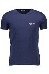 Iceberg marškinėliai vyrams ICE1UTS02, mėlyni цена и информация | Мужские футболки | pigu.lt