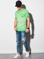 Medvilniniai marškinėliai vyrams Ombre S1388, žali kaina ir informacija | Vyriški marškinėliai | pigu.lt