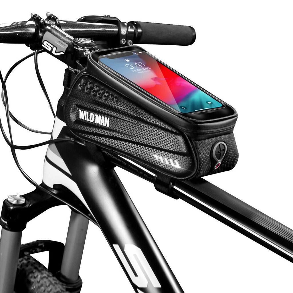 Universalus telefono laikiklis dviračiui Wildman ES3, atsparus vandeniui 1L цена и информация | Telefono laikikliai | pigu.lt