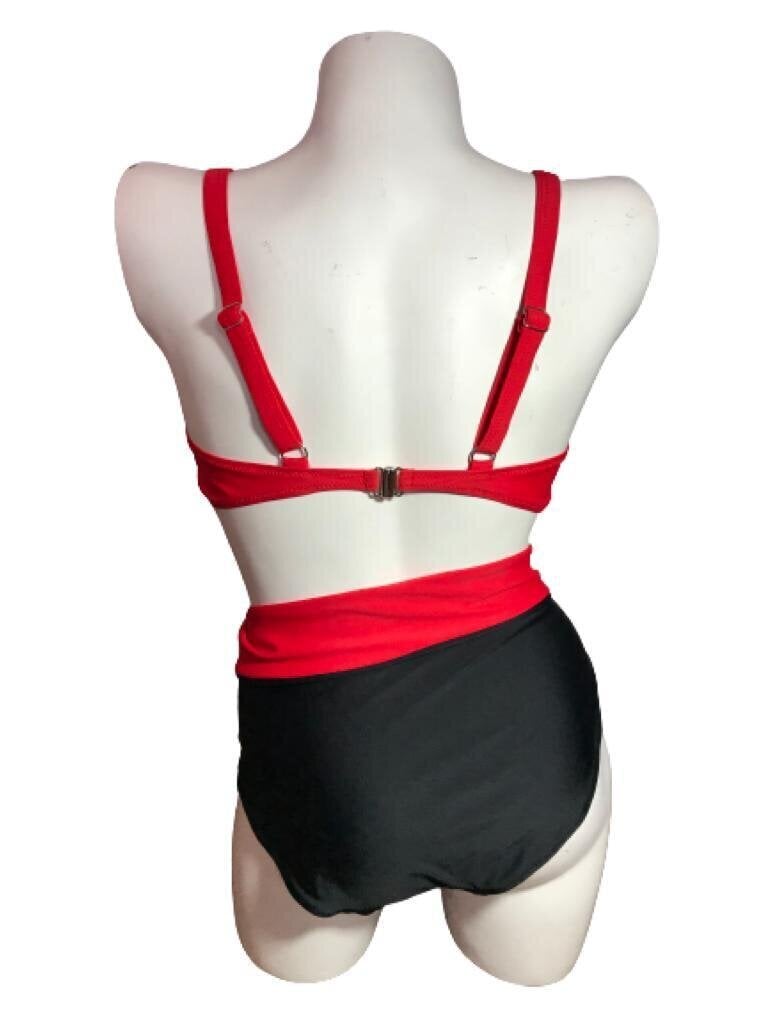 Dviejų dalių maudymosi kostiumėlis moterims Tropicana Katy P378, raudonas kaina ir informacija | Maudymosi kostiumėliai | pigu.lt