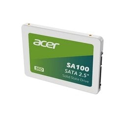 SSD Acer SA100 2,5 960GB SATA3 kaina ir informacija | Vidiniai kietieji diskai (HDD, SSD, Hybrid) | pigu.lt