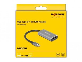 Delock DP Alt Mode kaina ir informacija | Adapteriai, USB šakotuvai | pigu.lt