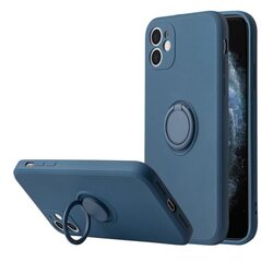 Силиконовый чехол Hallo Ring Liquid Silicone для Xiaomi Mi 10T, синий цена и информация | Чехлы для телефонов | pigu.lt