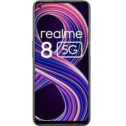 Realme 8 5G, 128GB, Dual SIM, Supersonic Black цена и информация | Mobilieji telefonai | pigu.lt