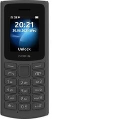 Nokia 105 DS TA-1378 Black, 1.8 , QQVGA цена и информация | Мобильные телефоны | pigu.lt
