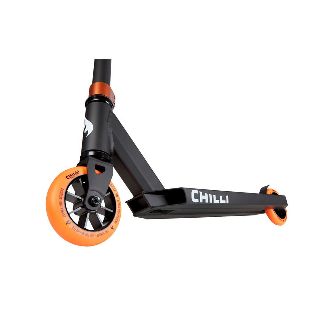 Paspirtukas Chilli Pro Base Black/orange kaina ir informacija | Paspirtukai | pigu.lt