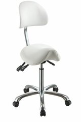 Kėdė-balnas Noble, balta kaina ir informacija | Biuro kėdės | pigu.lt