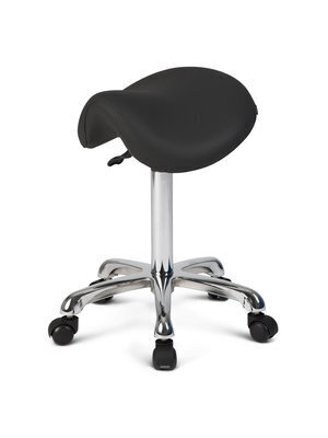 Kėdė-balnas Adam, juoda kaina ir informacija | Biuro kėdės | pigu.lt