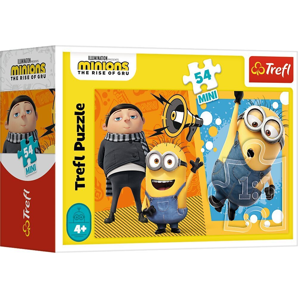 Mini dėlionė Trefl Pakalikai (Minions), 54 d. kaina ir informacija | Dėlionės (puzzle) | pigu.lt