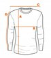 Marškinėliai ilgomis rankovėmis vyrams Ombre L130, smėlio spalvos цена и информация | Vyriški marškinėliai | pigu.lt