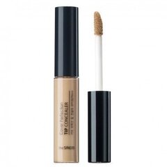 Консилер для маскировки недостатков кожи The Saem Cover Perfection Tip Concealer Contour Beige, 6,5г цена и информация | Пудры, базы под макияж | pigu.lt