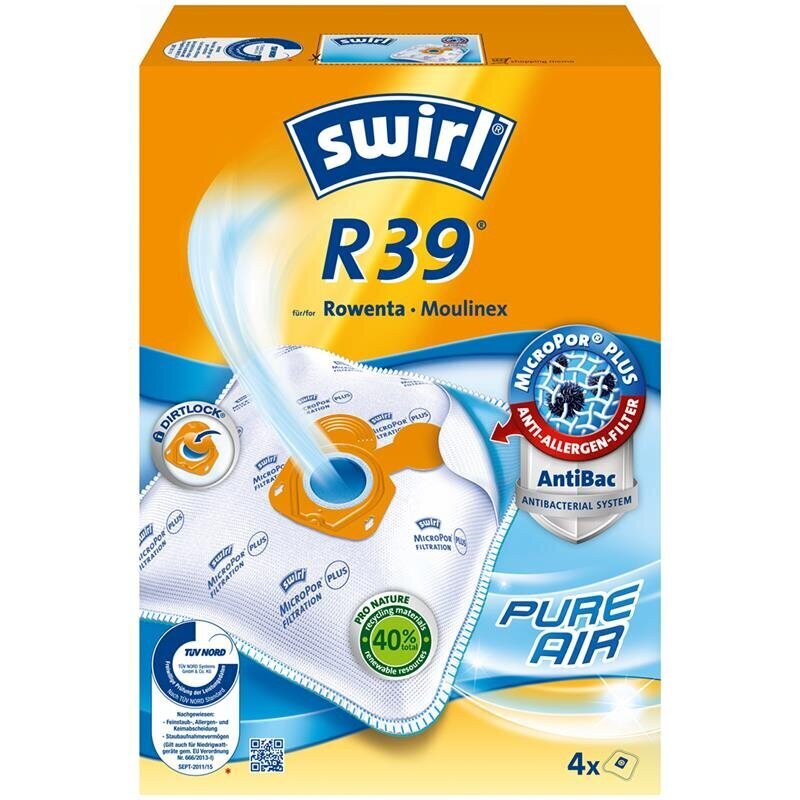 Swirl R39 MicroPor Plus kaina ir informacija | Dulkių siurblių priedai | pigu.lt