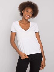Женская футболка Kiarra 292026610, белая цена и информация | Женские футболки | pigu.lt