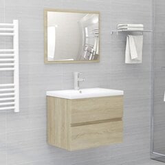 Комплект мебели для ванной, цвет дуба цена и информация | Комплекты в ванную | pigu.lt