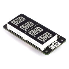 PiMoroni, 4x ekranas su 14 segmentų I2C moduliu kaina ir informacija | Atviro kodo elektronika | pigu.lt