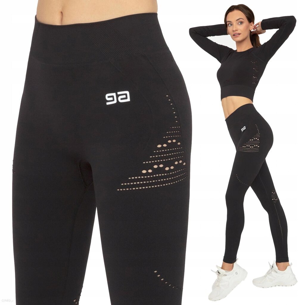 Tamprės moterims Gatta Active Leggings Fitness GA, juodos kaina ir informacija | Sportinė apranga moterims | pigu.lt