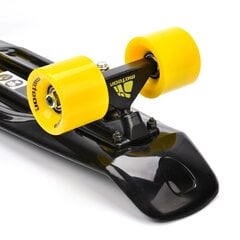 Riedlentė Meteor Pennyboard 56 cm, juoda/geltona kaina ir informacija | Riedlentės | pigu.lt