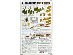 Сборная модель для склеивания Tamiya - Allied Vehicles Accessory Set, 1/35, 35229 цена и информация | Конструкторы и кубики | pigu.lt