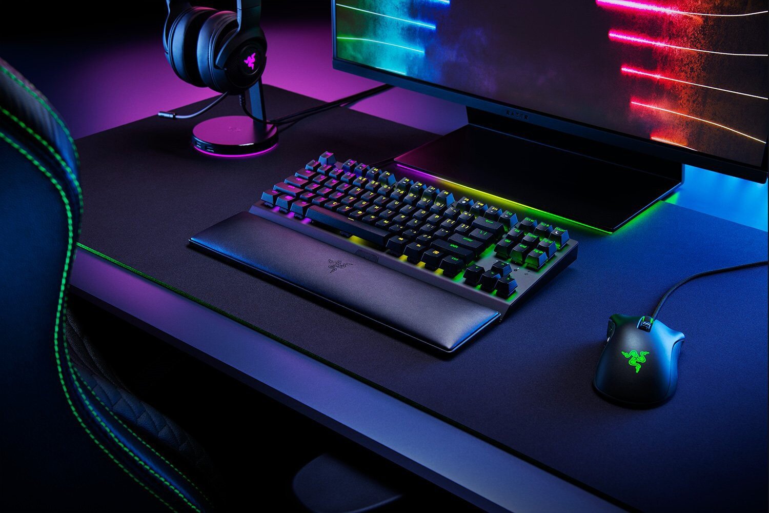 Razer RC21-01710100-R3M1, juoda kaina ir informacija | Klaviatūros | pigu.lt