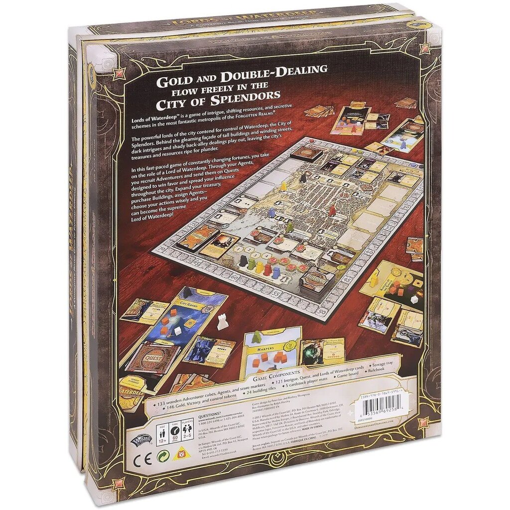 Stalo žaidimas Lords of Waterdeep kaina ir informacija | Stalo žaidimai, galvosūkiai | pigu.lt