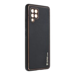 Forcell Leather dėklas, skirtas Samsung Galaxy A42 5G, juodas kaina ir informacija | Telefono dėklai | pigu.lt