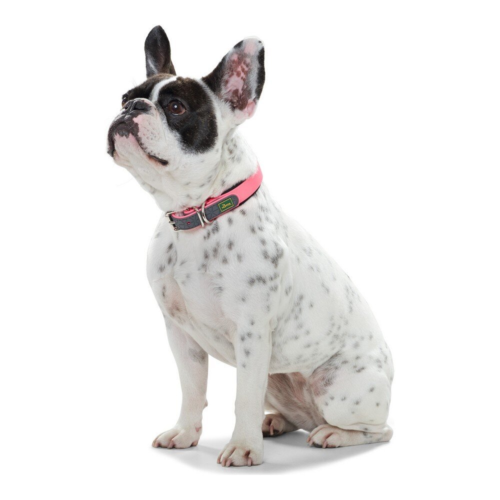 Hunter Convenience Comfort šuns antkaklis, rožinis, 27-35 cm kaina ir informacija | Antkakliai, petnešos šunims | pigu.lt