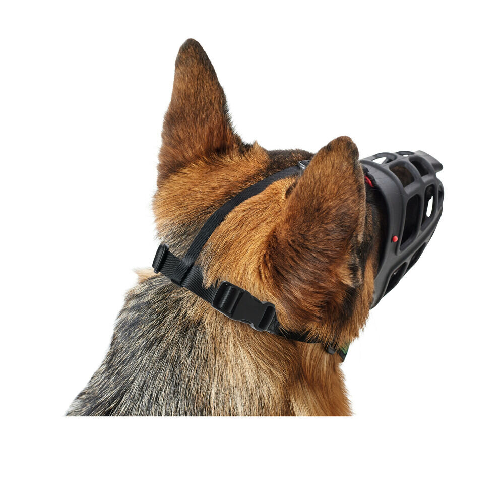 Hunter šuns antsnukis Albury, juodas kaina ir informacija | Antkakliai, petnešos šunims | pigu.lt