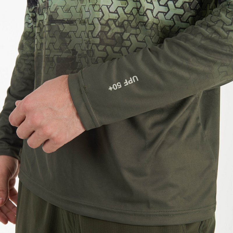 Sportiniai marškinėliai ilgomis rankovėmis vyrams Mark Evo FHM, žali kaina ir informacija | Sportinė apranga vyrams | pigu.lt