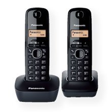 Panasonic KX-TG1612FXH, juodas цена и информация | Stacionarūs telefonai | pigu.lt